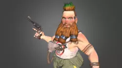 Gunner Dwarf Pose A