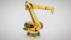 Industrial Robot Arm 01 (Clean)