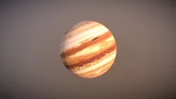 Jupiter with HD Texture Map