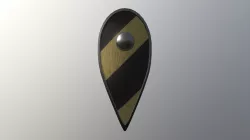 Kite Shield (Yellow-Black)