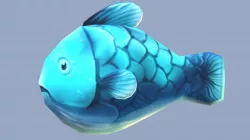 Low Poly Cartoon Fish