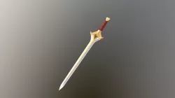 Low Poly Falchion