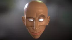 male cartoon head study