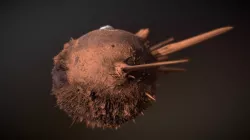 Mars Globe (Exaggerated Height)