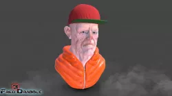 realistic male face