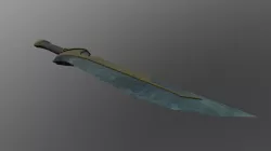 SoM Acharn Low Poly Dagger Design