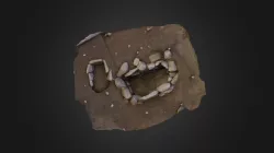 Tombe de l'age du Bronze avec un vase