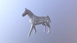 Voronoi Horse 2mm