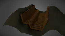 WW1 Trench low-poly