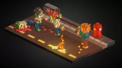 Zombie Fight Scene