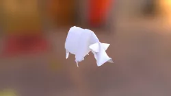 3D Origami based Rhino model