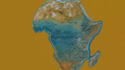 Africa 3D map