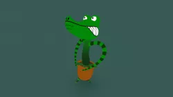 Angry Pot Plant
