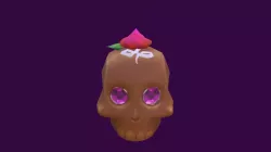 Chocolate skull