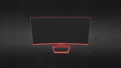 Dell 4K 27'' Monitor Red