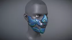 Fenrira Operator Mask [Warframe Tennogen]