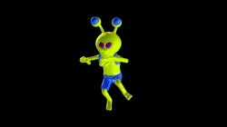 Floating Alien