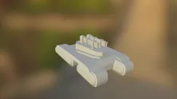 Futuristic Tank Short Range