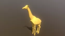 Giraffe Low Poly