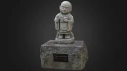 Jizo (Ojizo-sama). Granite statue #1