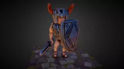 Little Knight - Low Poly