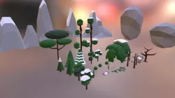 Low Poly Seasonal Landscape Assets