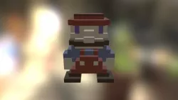 Mario Voxel Model