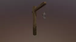 Medieval Lamp Post