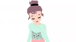 Pink Shorts Girl