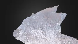 Preliminary model of a talus slope (Swiss Alps)