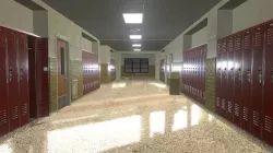 School Hallway