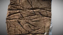scratched rock