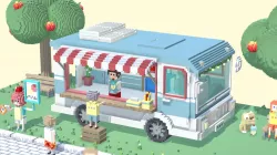 voxel Icecream truck park