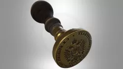 Wax seal of the imperial District Starost