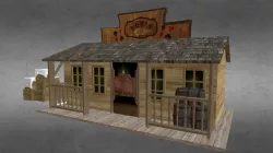 Wild West Wooden Bar