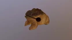 Wooden Frog Model