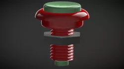 Classic Nintendo Button (Donkey Kong arcade)