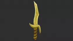 dagger low poly