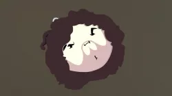 Dan Grump Head Keychain