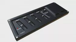 Guitar equalizer control panel