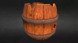 Hand painted Barrel