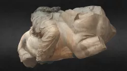 Horseman statue fragment, Alikarnassus Mausoleum