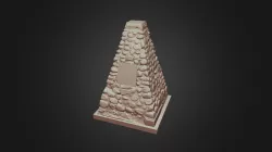 King Mountain Cairn STL for 3D Print