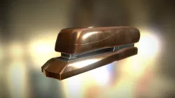 Stapler Copper Version Lowpoly