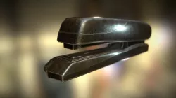 Stapler Rigged And Animated Brass Version