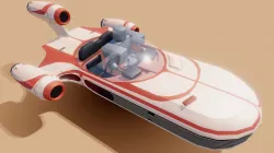 Star Wars X-34 Landspeeder [FREE]