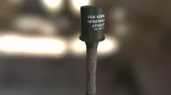 Stick grenade (Rusty and worn)