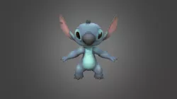 Stitch - low poly
