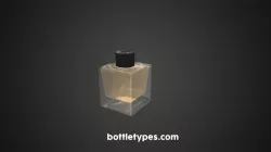 120 ml Kare Küp Bambu Koku Şişesi
