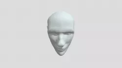Character Face and Head Model